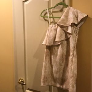 One shoulder dress BCBG